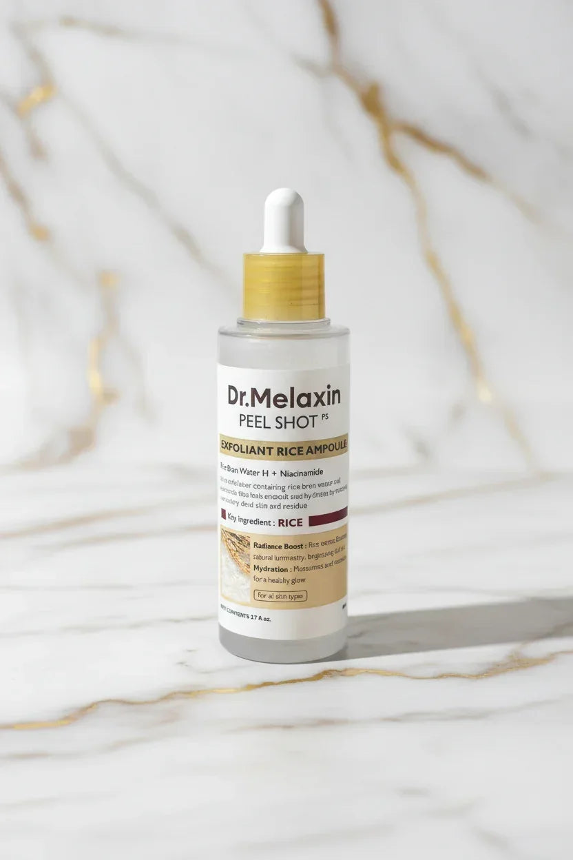 منظر أمامي - سائل أبيض رمادي وقطارة ذهبية