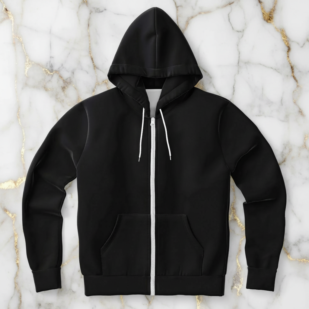 هودي أمامي على رخام