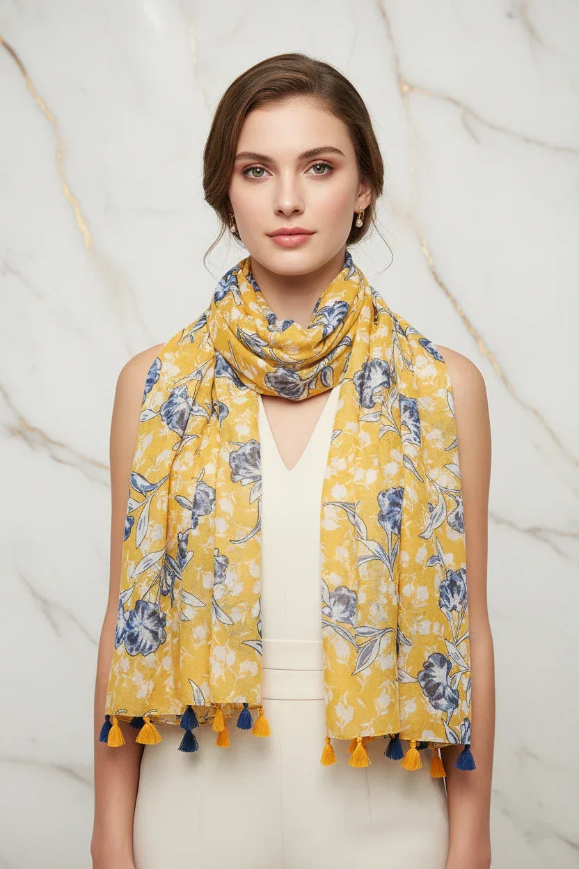 وشاح فاخر على الأكتاف