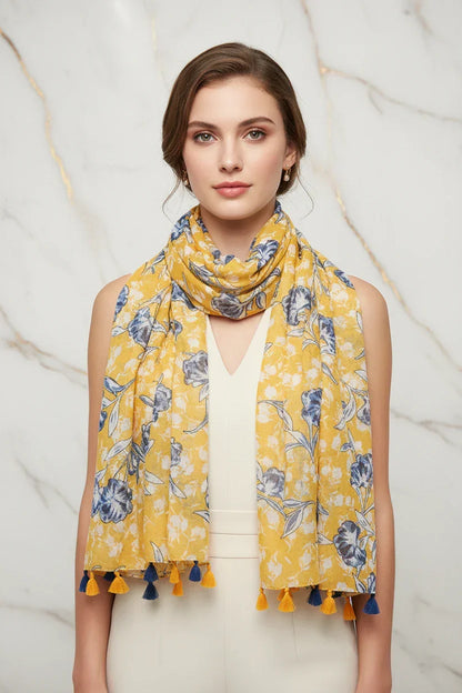 وشاح فاخر على الأكتاف