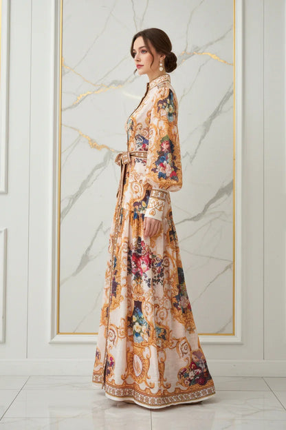 لقطة جانبية للفستان