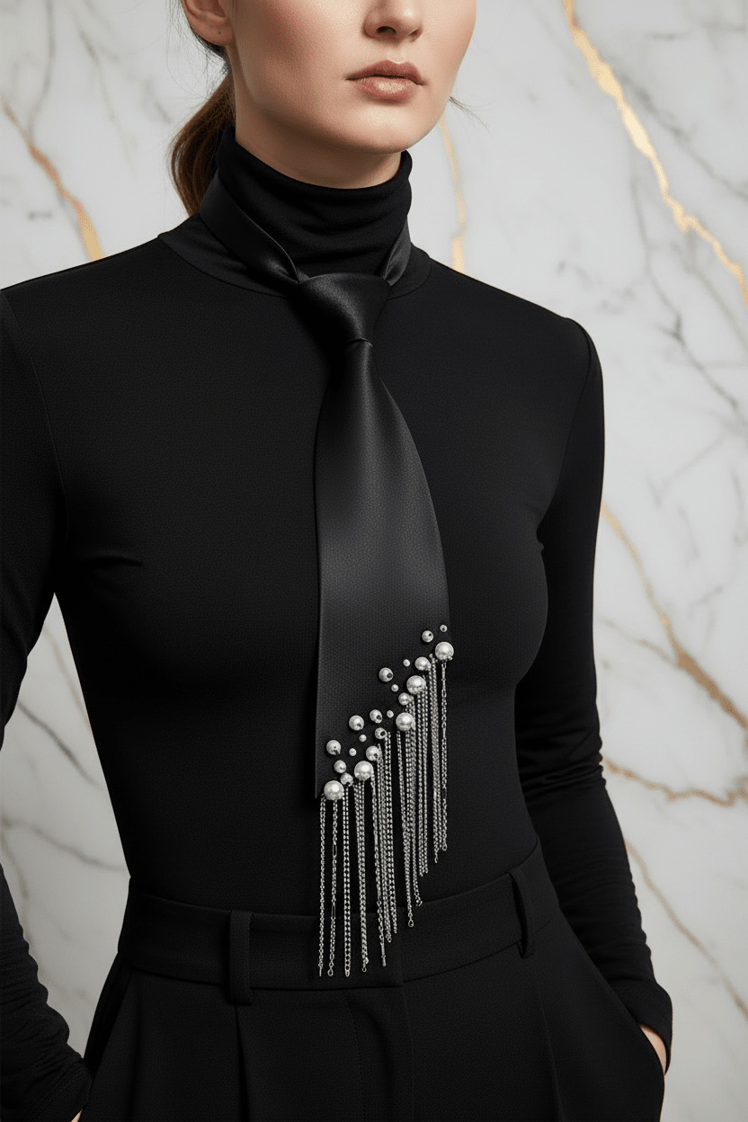 امرأة - تيشيرت أسود