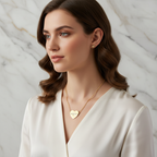 قلادة ذهبية - زاوية ثلاثية