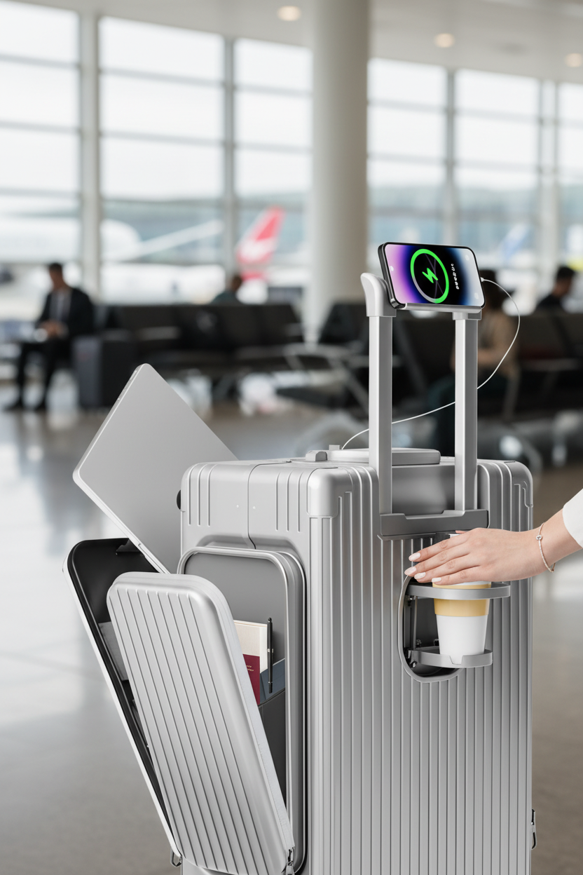 لقطة قريبة لمحطة الشحن