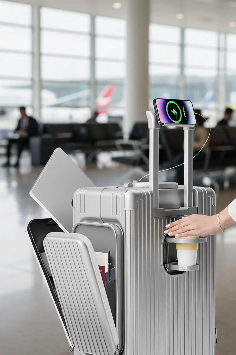 لقطة قريبة لمحطة الشحن