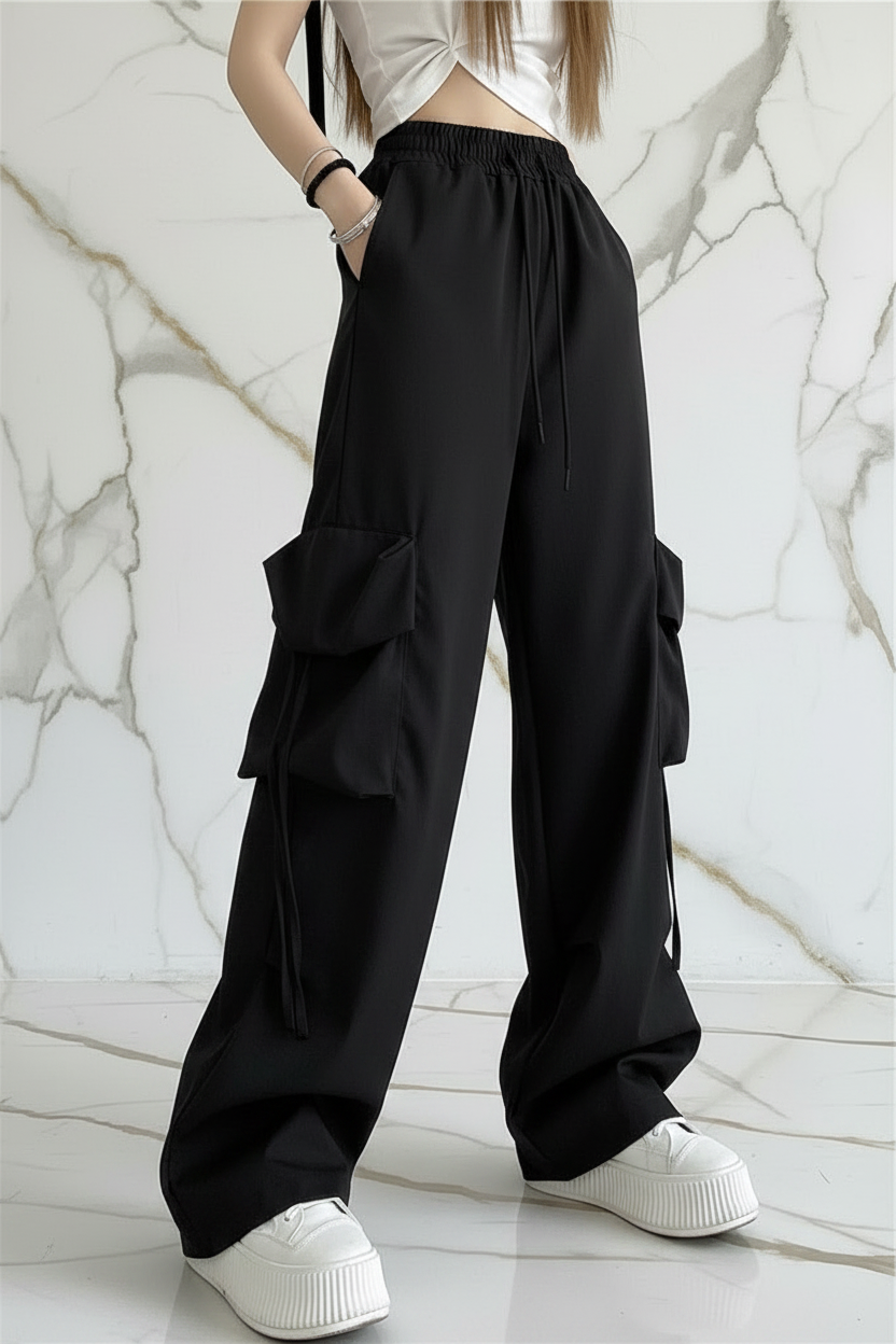 بنطال أسود - زاوية ثلاثية