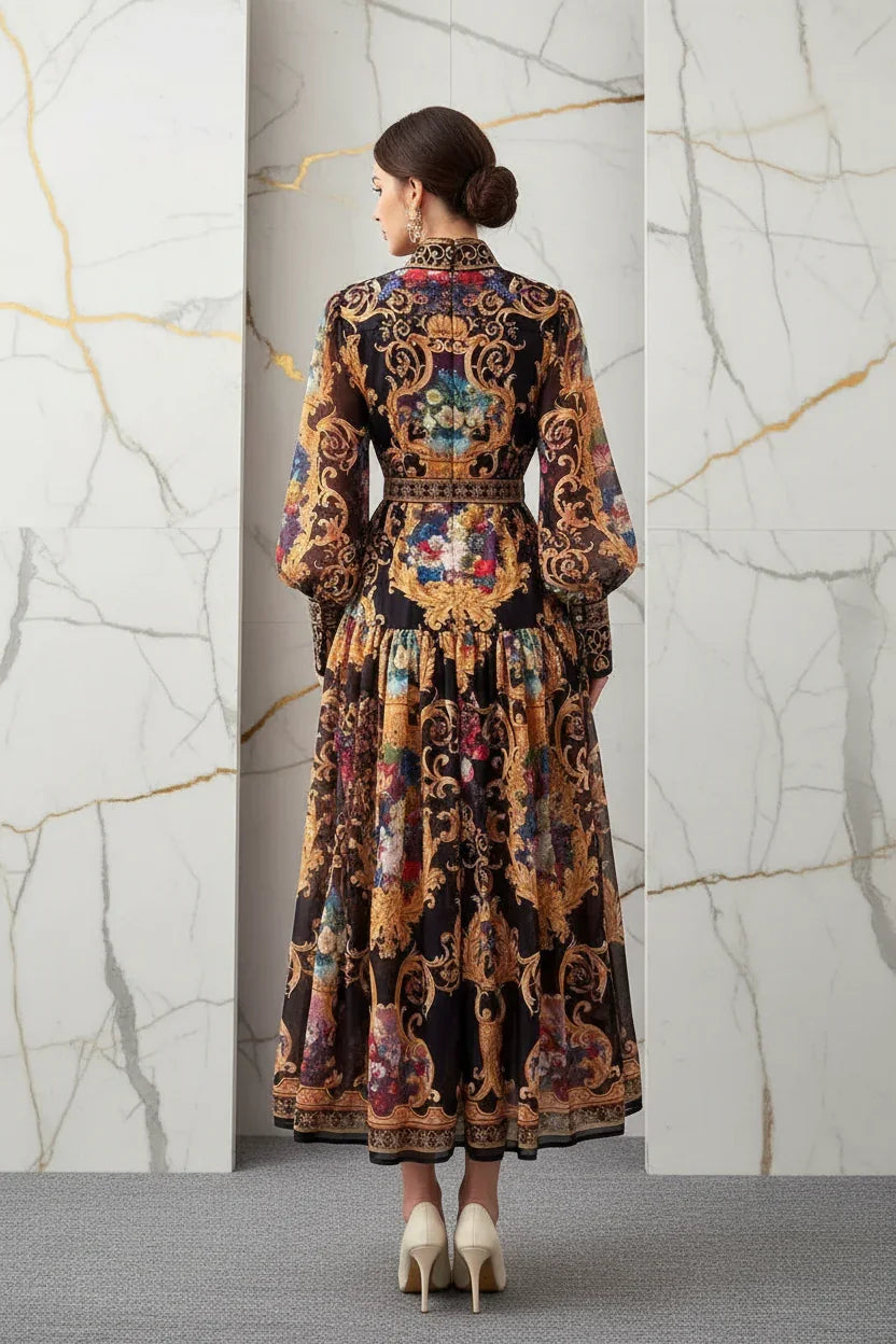 لقطة خلفية للفستان