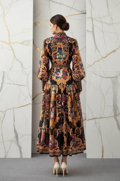 لقطة خلفية للفستان