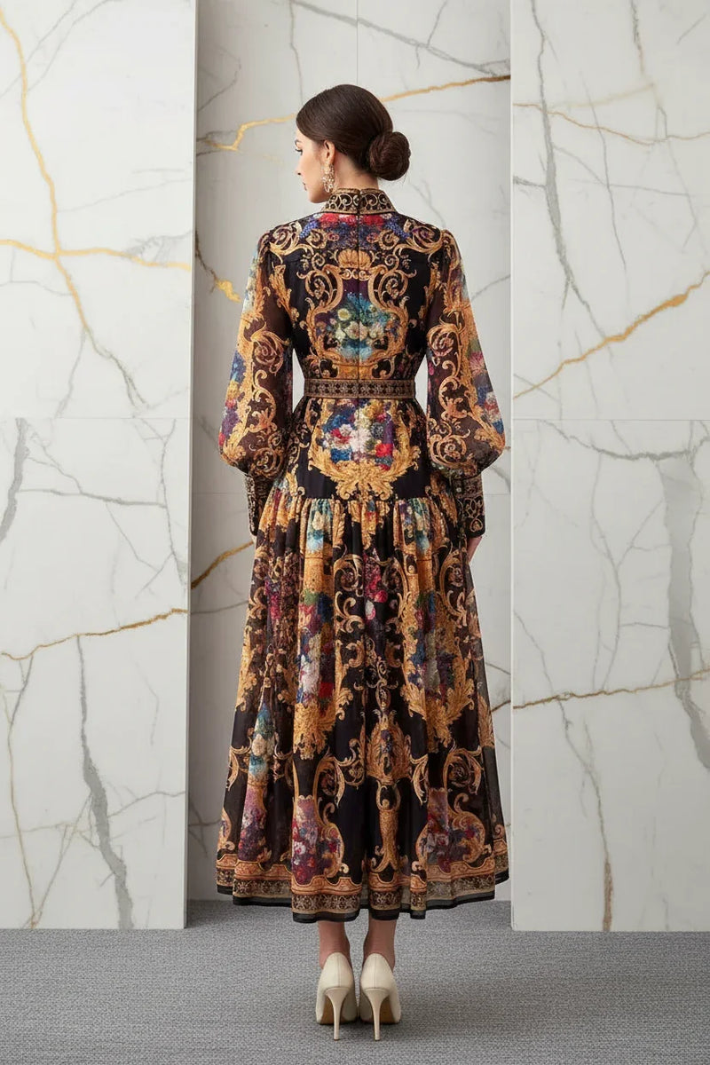 لقطة خلفية للفستان