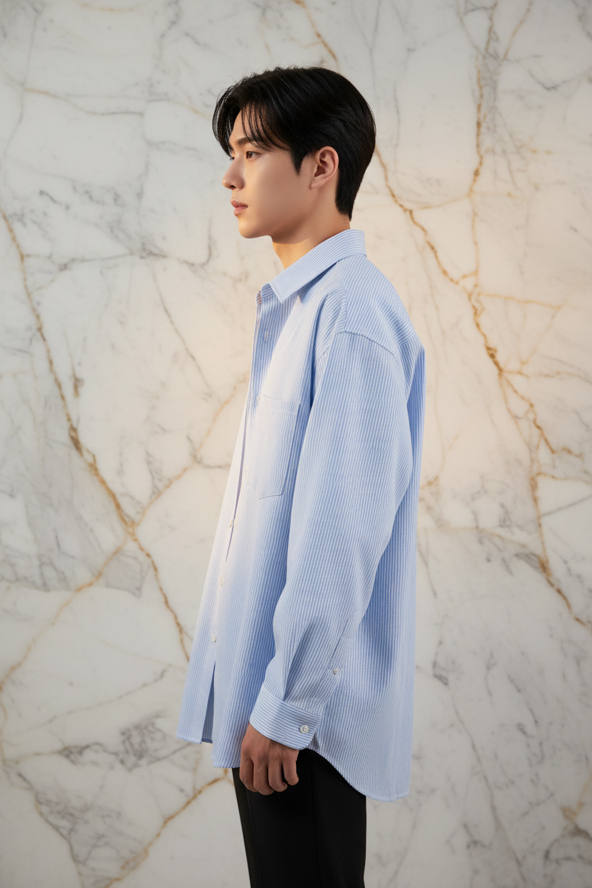 من اليسار - قريب