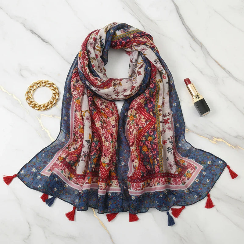 الشال مفرود بالكامل