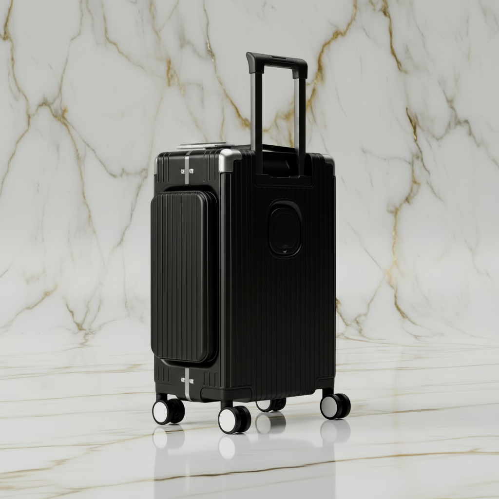 الحقيبة السوداء - منظر أمامي ثلاثي