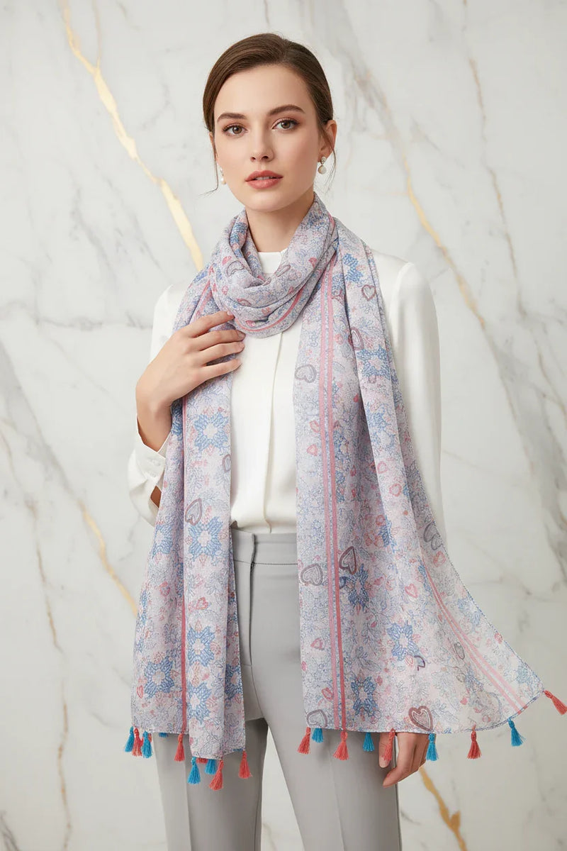 وشاح فاخر حول الرقبة