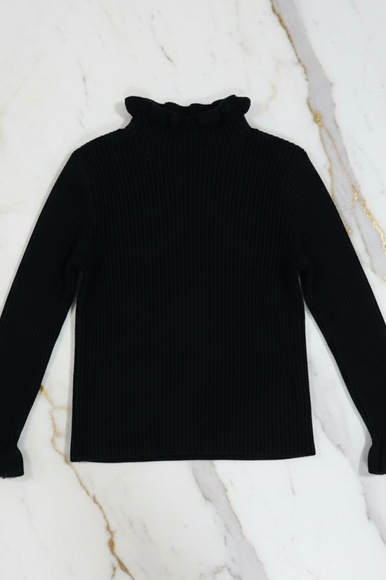 سويتر أسود - منظر أمامي