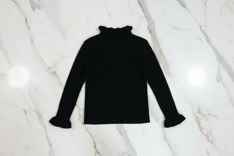 سويتر أسود - منظر أمامي