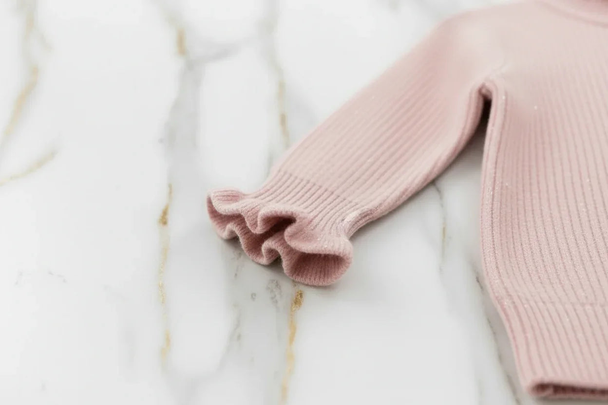 سويتر وردي مبطن - تفاصيل الكم