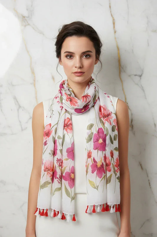 وشاح فاخر حول الرقبة