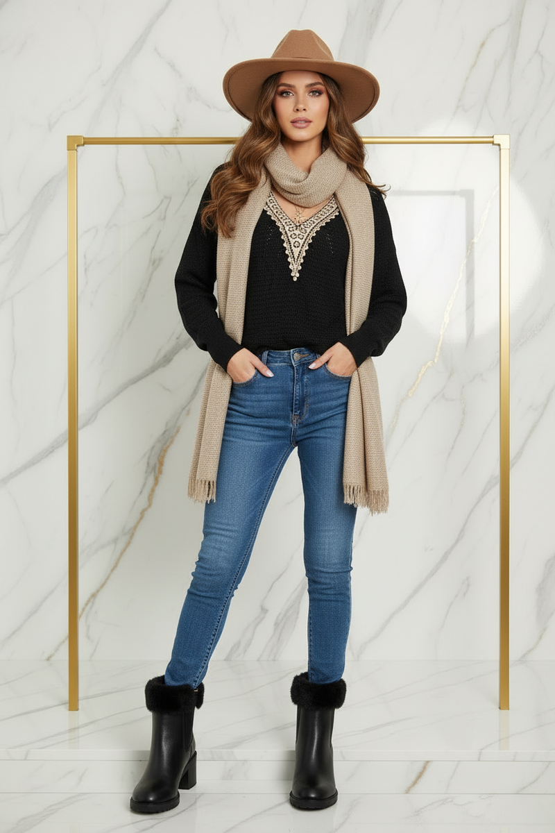 العارضة بالمجموعة الكاملة - أمامي