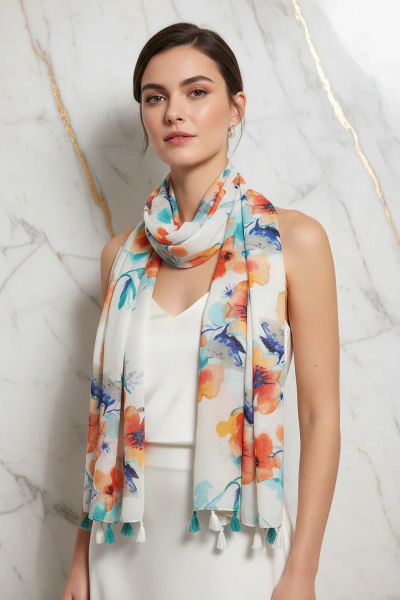 وشاح فاخر على الأكتاف