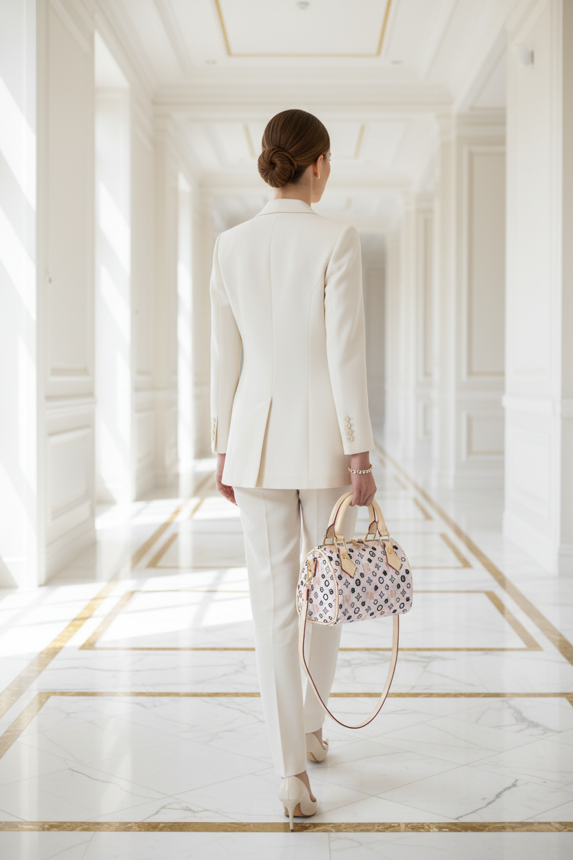 حقيبة فاخرة - لقطة من الخلف