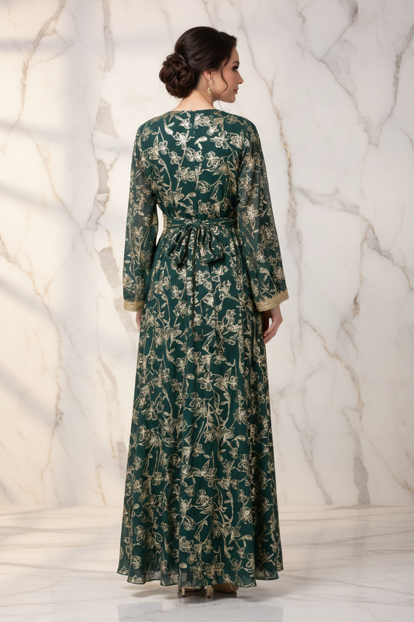 من الخلف مع الحزام