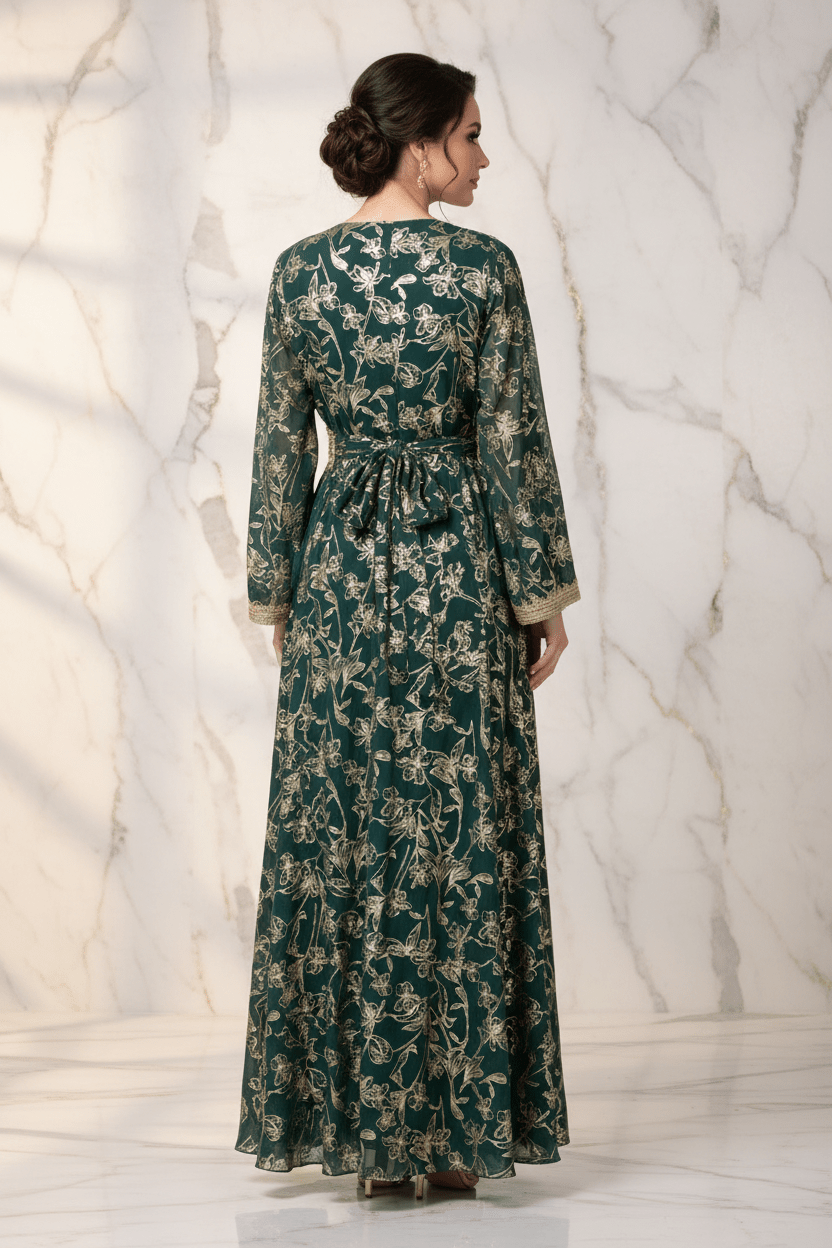 من الخلف مع الحزام