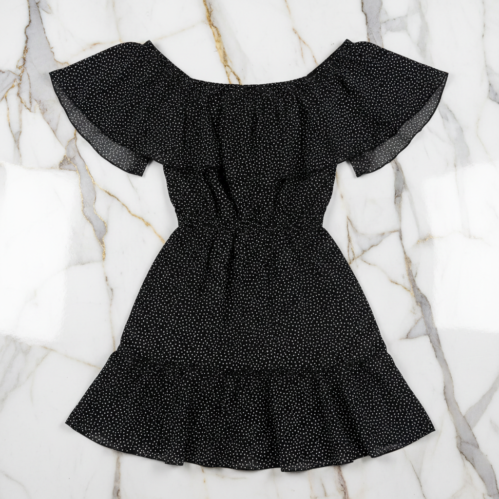 فستان منقط - منظر علوي