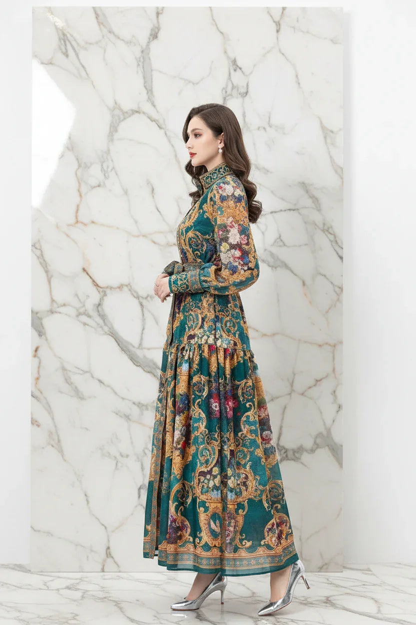 لقطة جانبية للفستان