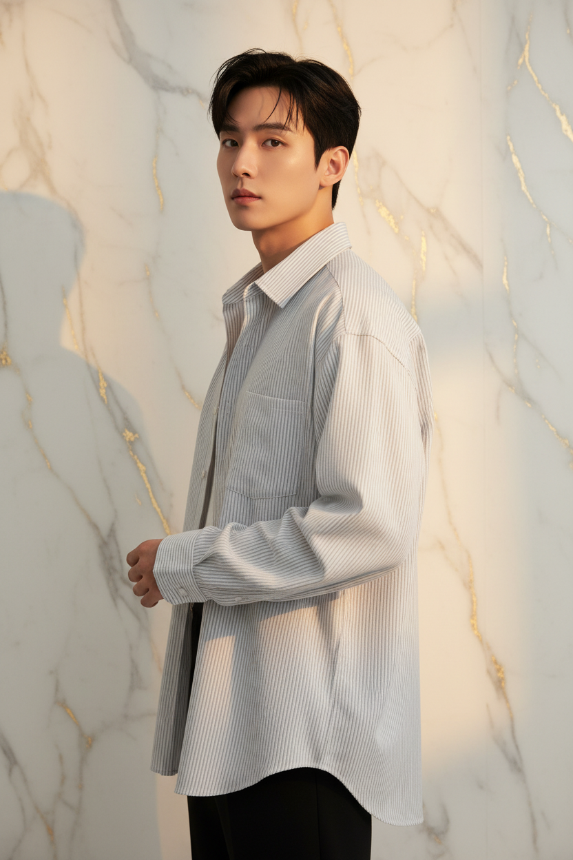 من اليسار - قريب