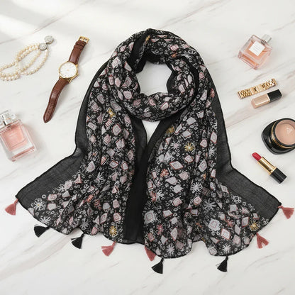 وشاح فاخر منسدل