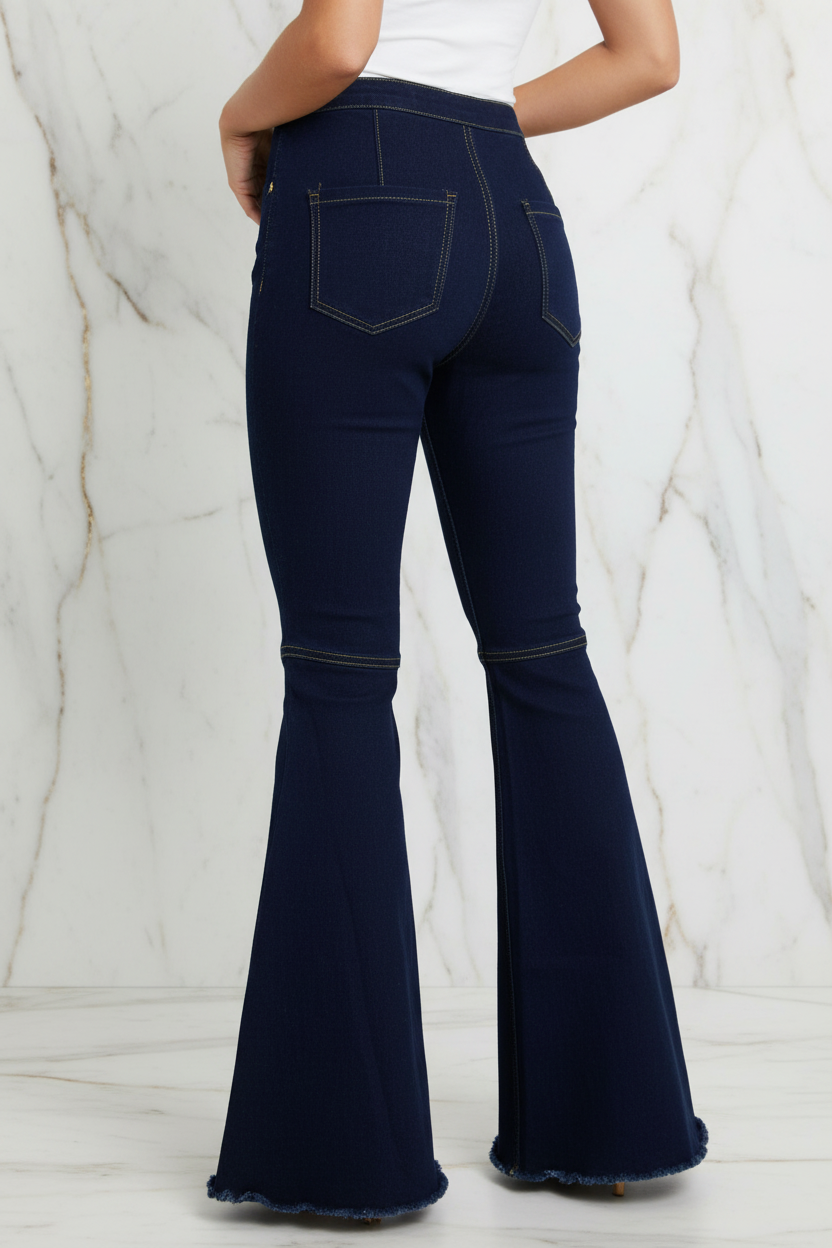 البنطال - منظر ثلاثي خلفي