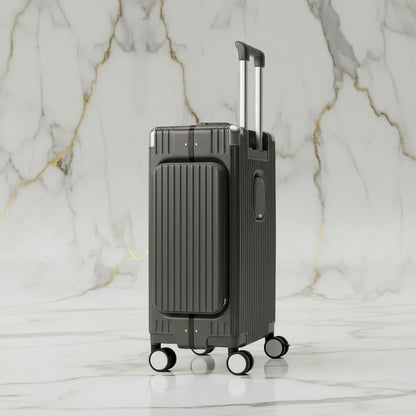 الحقيبة الرمادية الفحمية - منظر جانبي