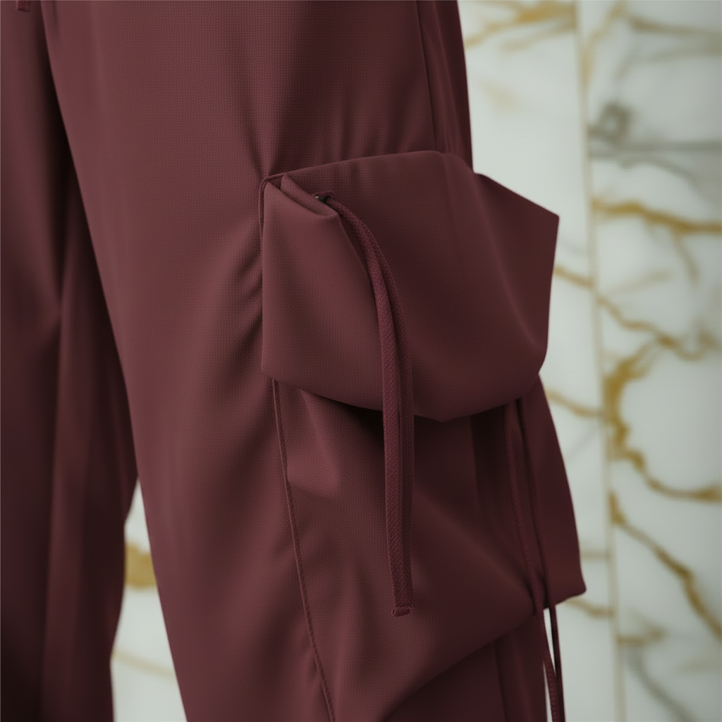 جيب قريب - برغندي