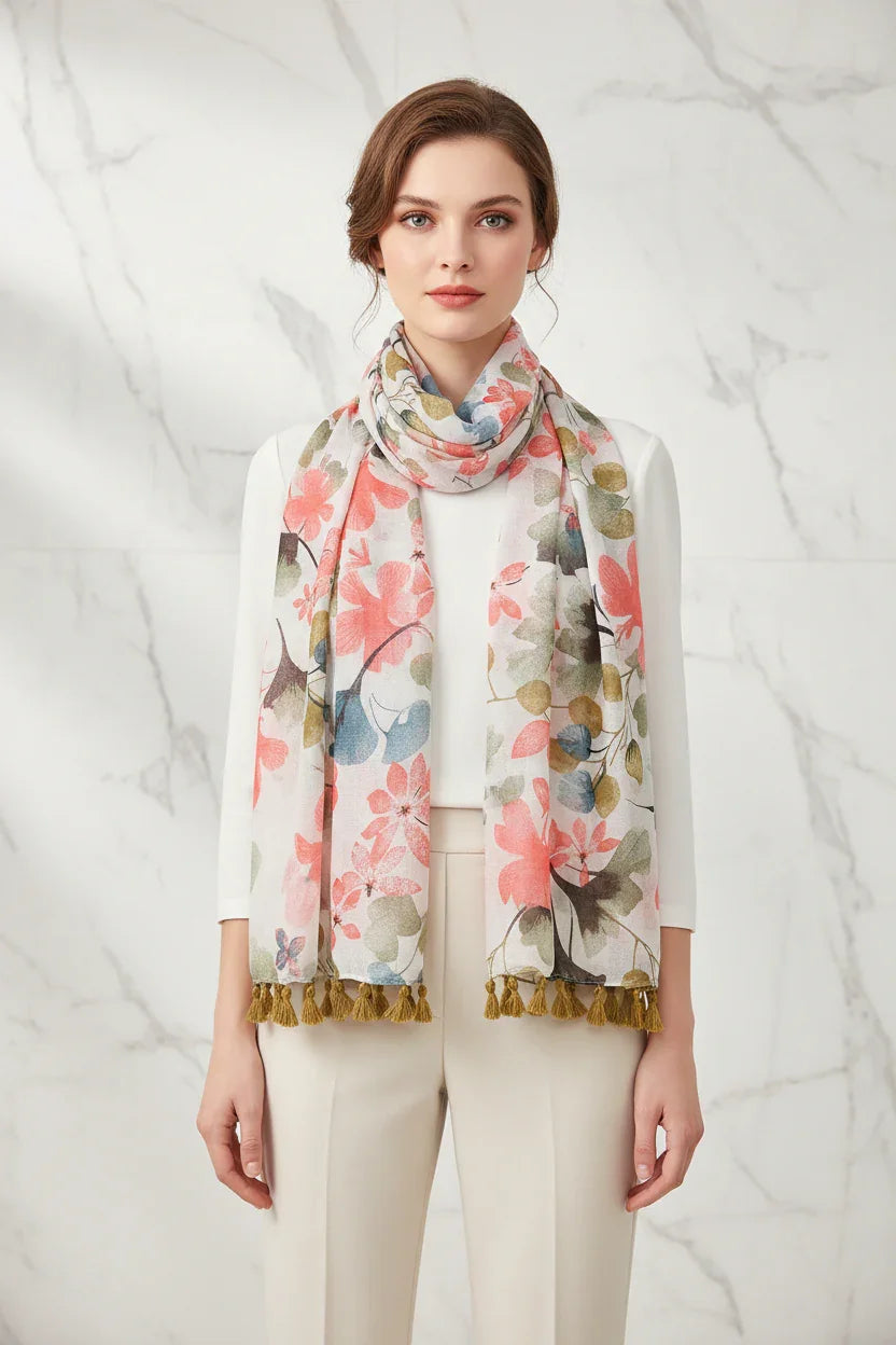 وشاح فاخر حول الرقبة