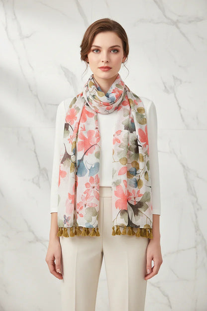 وشاح فاخر حول الرقبة