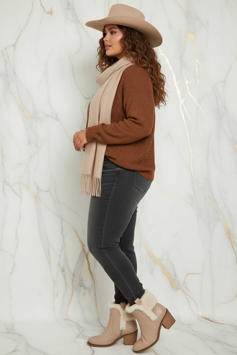 عارضة مقاسات كبيرة بالمجموعة - جانبي