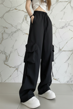 بنطال أسود - زاوية أمامية