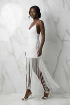 فستان كروشيه - زاوية أمامية