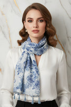 وشاح فاخر بعقدة جانبية