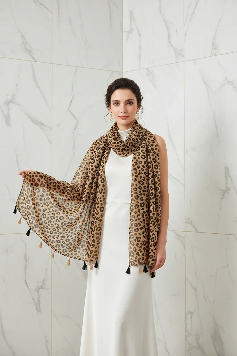 وشاح فاخر حول الرقبة