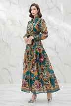 لقطة ثلاثة أرباع للفستان