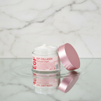 كريم الكولاجين مع انعكاسات مائية