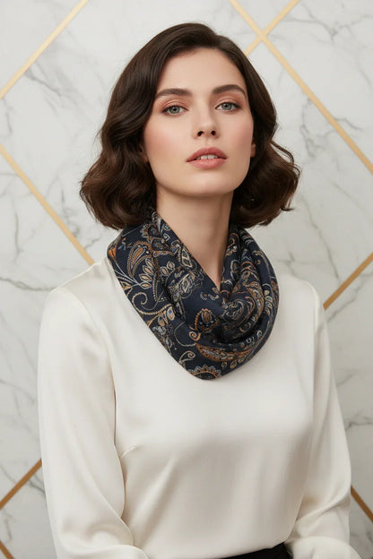 وشاح فاخر حول الرقبة