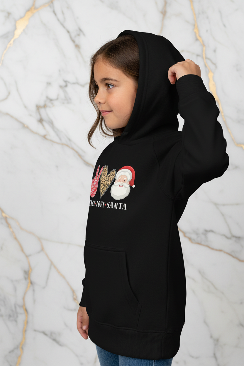 طفلة ترتدي الهودي - منظر جانبي