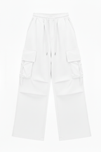 بنطال أبيض - أمامي بدون فتحات