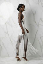 فستان كروشيه - منظر جانبي أيمن