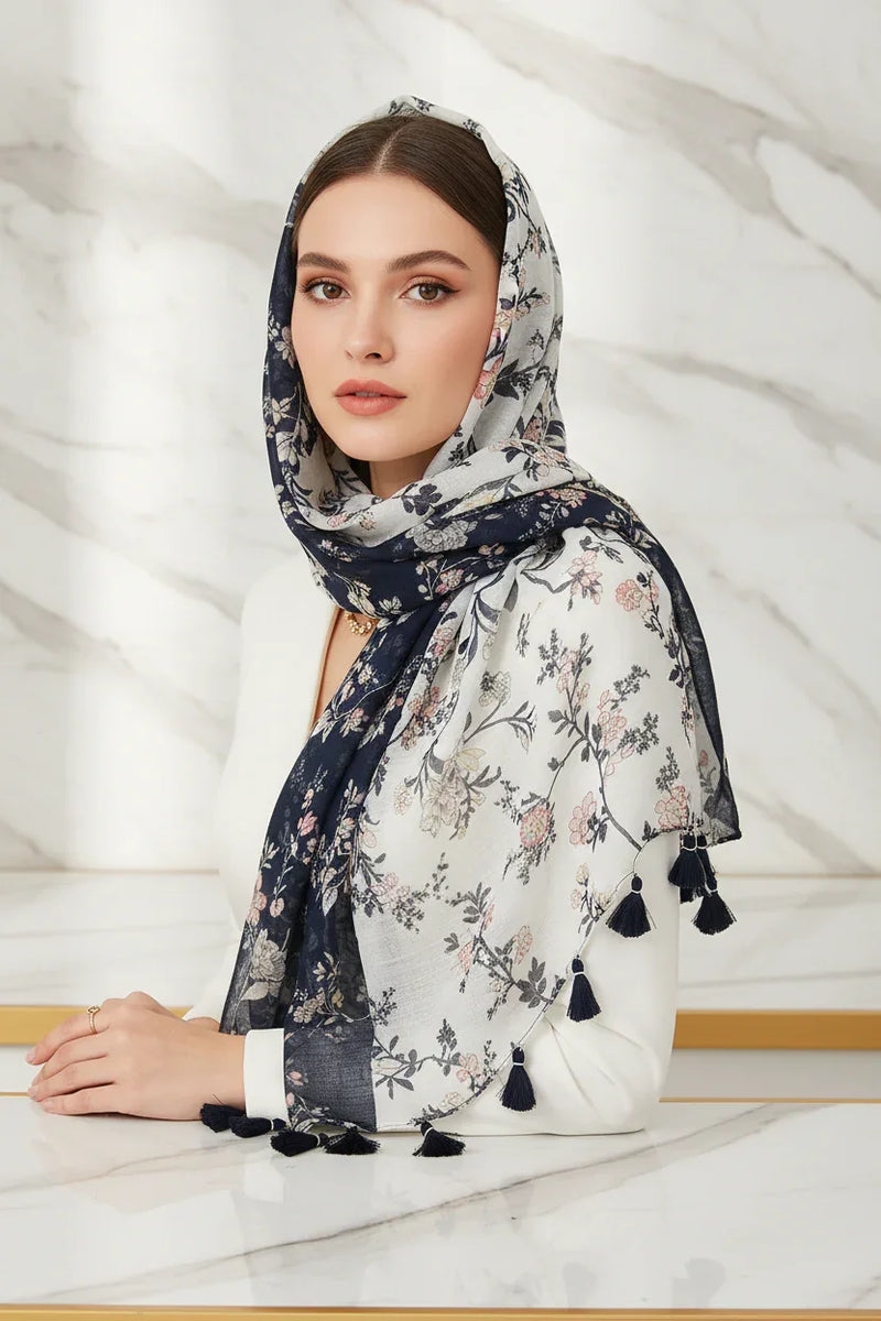 وشاح فاخر على الرأس