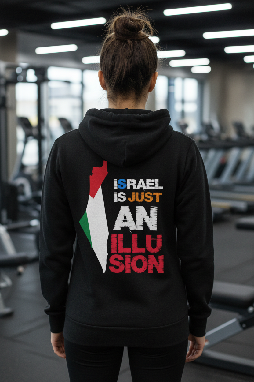 هودي أسود لقطة مقربة للتصميم