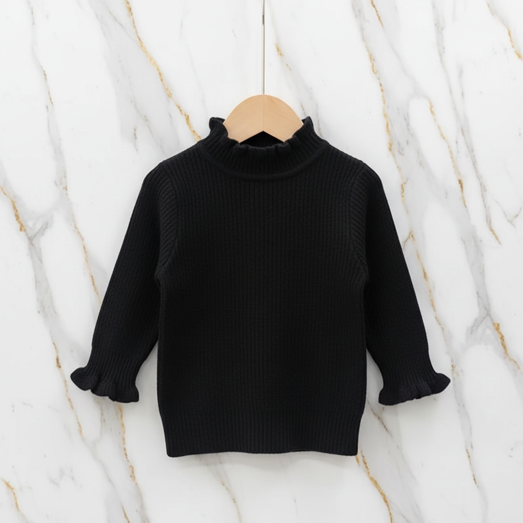 سويتر أسود - تصوير احترافي