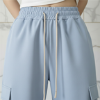 تفاصيل الخصر - أزرق